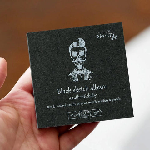 Mini Black Sketch Album