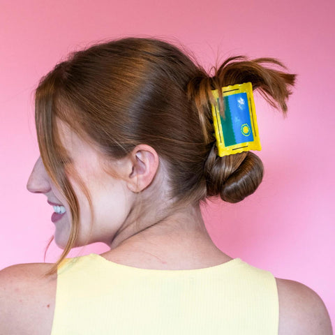 Framed Art Hair Claw