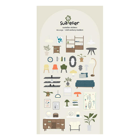 Mid-Century Modern Stickers