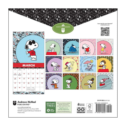 Snoopy 2026 Wall Calendar