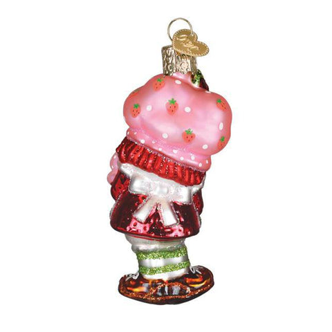 Strawberry Shortcake + Custard Ornament