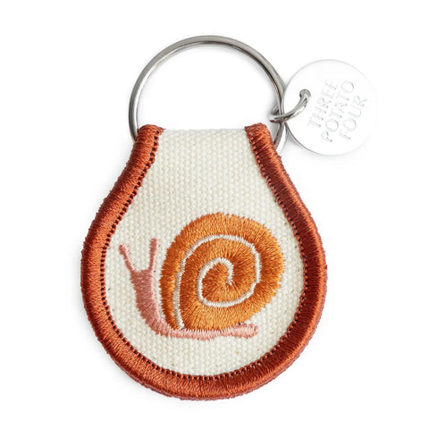 Snail Patch Keychain