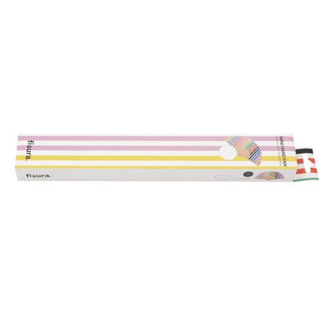 Multicolor Stripe Hand Fan