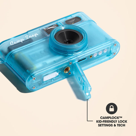 Camp Snap 2 Screen-Free Digital Camera, Blue Rush