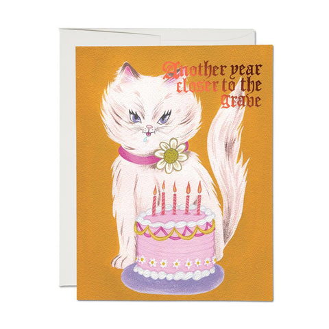 Kitty + Cake Card
