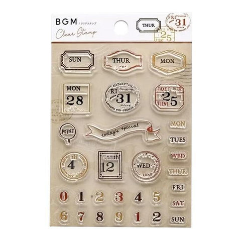 Clear Stamps, Vintage Date