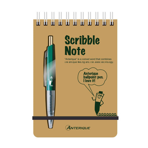 Anterique Scribble Memo Notebook + Pen Set