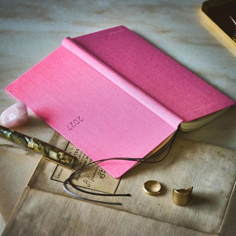 Hobonichi Techo Weeks Mega 2027 Planner, Pink Sapphire