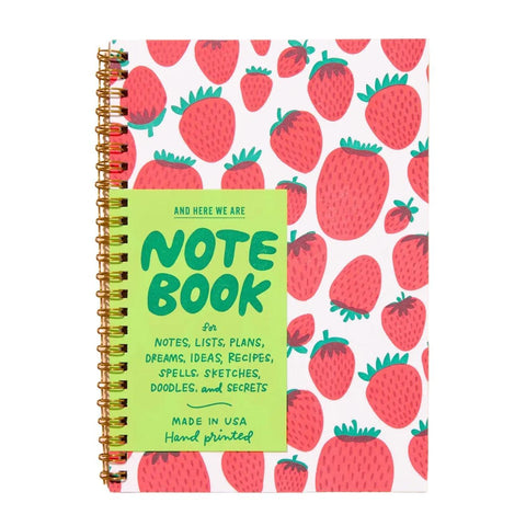 Strawberry A5 Spiral Notebook