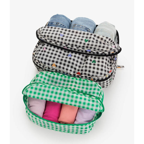 Gingham Packing Cube Set