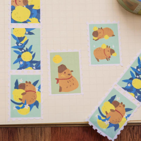 Yuzu Orchard Stamp Washi Tape