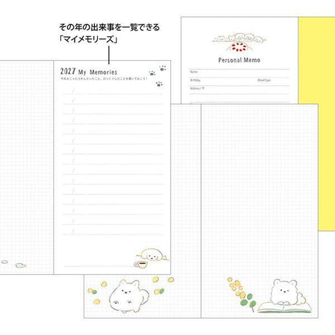 2027 B6 Slim Pocket Diary, Dog