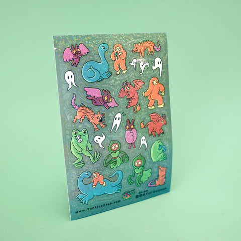 Cryptids Sticker Sheet