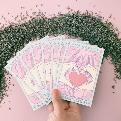 Lavender Lovers Tarot Seed Packet