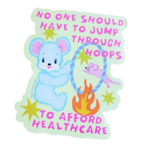 Jump Through Hoops Sticker