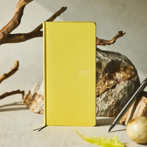 Hobonichi Techo Weeks Mega 2027 Planner, Canaria Yellow