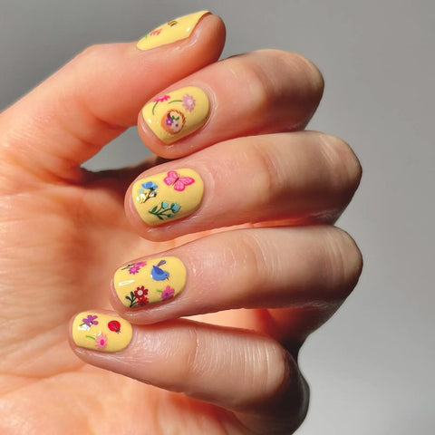 Teeny Flowers Nail Art Stickers