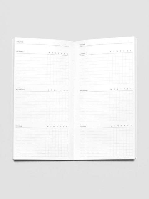Routine Builder Travel Notebook, A5 Slim