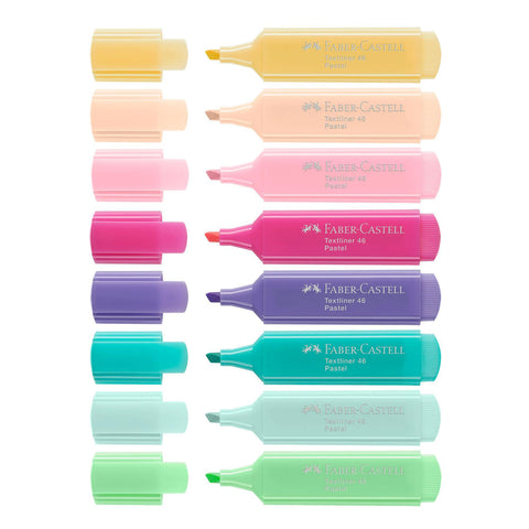 Pastel Textliner 46 Highlighters, Set of 8