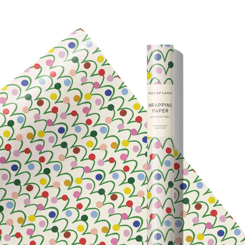 Festive Globes Wrap Roll