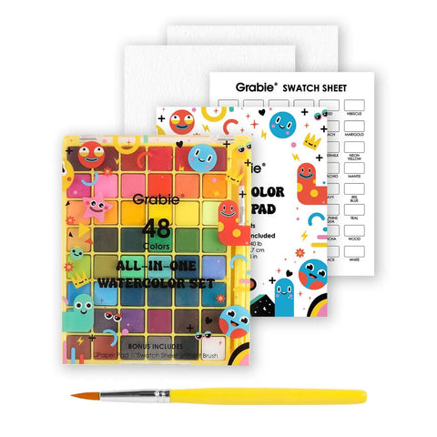 All-in-One Watercolor Set of 48