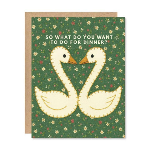 Goose Dinner Card