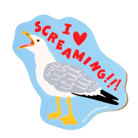I ❤️ Screaming Sticker