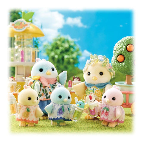 Citrus Bird Family Set