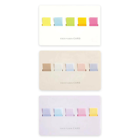 Coco Fusen Sticky Note Cards, Medium