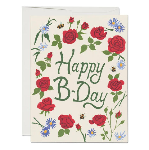 Blooming Roses Birthday Card