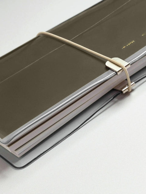 Clear Vinyl Travel Notebook Cover, A5 Slim