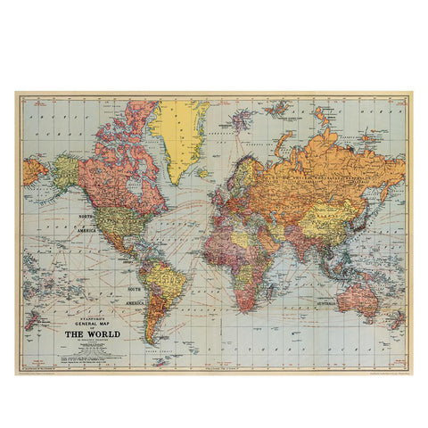 World Map Wrap