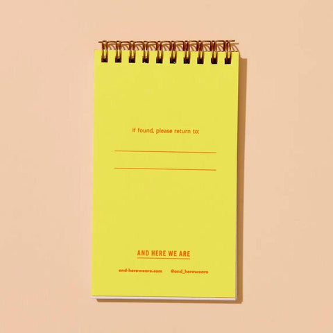 Cross Stitch Rose Pocket Notebook