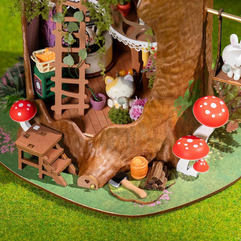 Fairytale Treehouse DIY Miniature Kit