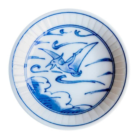 Mino Ware Mini Dragon Plates