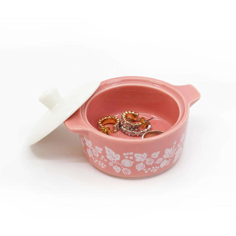 Gooseberry Casserole Ceramic Trinket Box