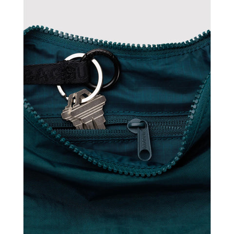 Small Nylon Crescent Bag: Deep Sea