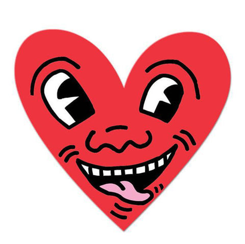 Haring Heart Sticker