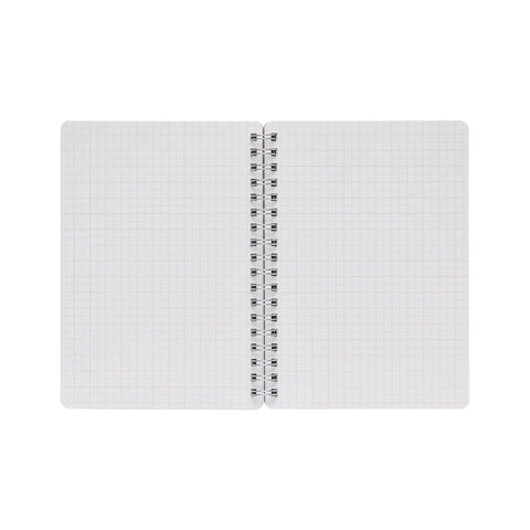 Wirebound A5 Grid Notebooks