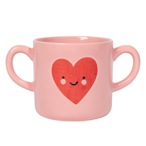 Heart to Heart Double-Handle Mug