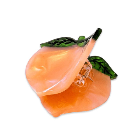 Mini Peach Hair Claw