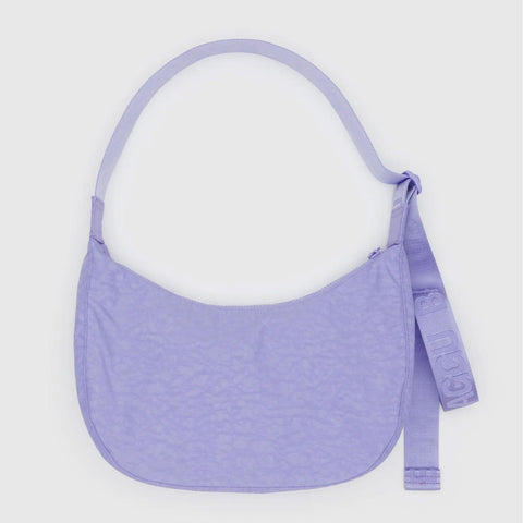 Medium Nylon Crescent Bag: Embroidered My Melody Strawberry