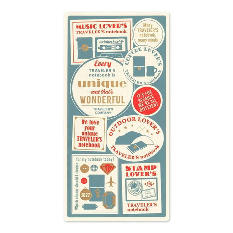 TRAVELER'S notebook, Regular Size, 2027 Plastic Sheet