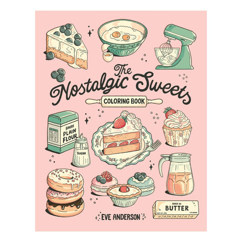 The Nostalgic Sweets Coloring Book