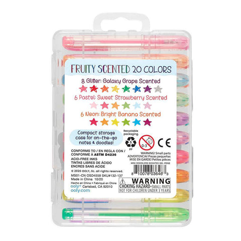 Mini Doodlers Fruity Scented Gel Pens Set