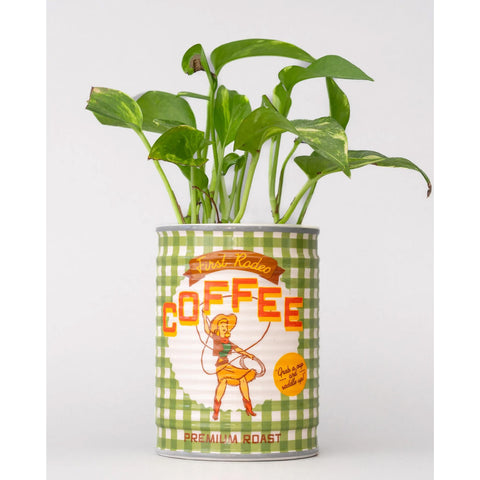 Coffee Can Ceramic Planter