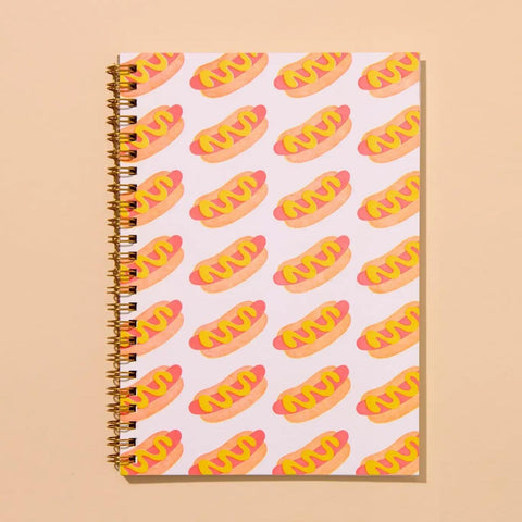 Hot Dogs A5 Spiral Notebook