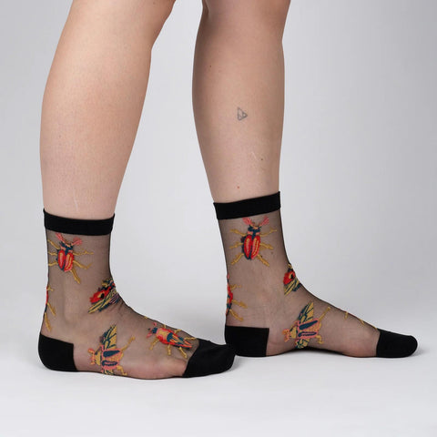 The Beetles Sheer Socks