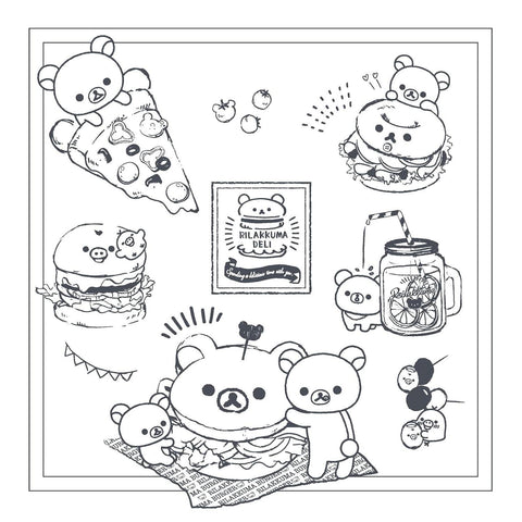 Rilakkuma Coloring Book: Sweet + Savory Treats