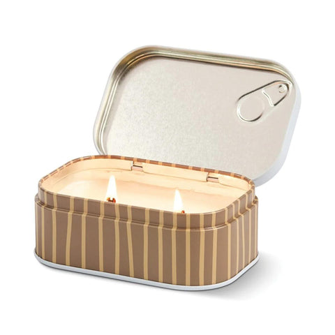 Cappucino Bistro Tin Candle
